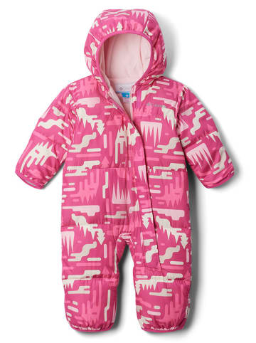 Columbia Kombinezon zimowy "Snuggly Bunny II Bunting" w kolorze różowo-kremowym