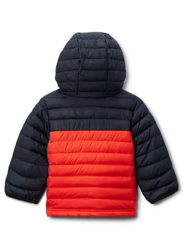 Columbia Winterjacke "Powder Lite II" in Schwarz/ Orange