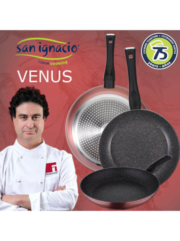 Cook&Chef 10-częściowy zestaw "Venus" w kolorze srebrno-miedziano-czarnym