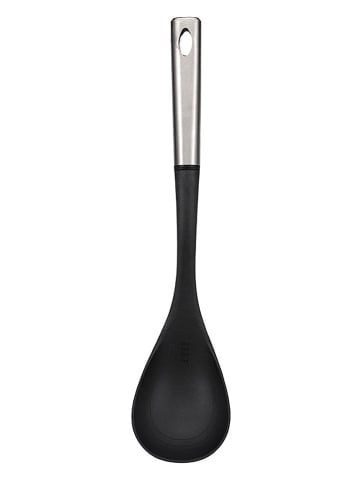 Bergner Kochlöffel "Professional" in Silber/ Schwarz - (L)40 cm