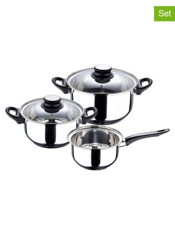 Bergner 5tlg. Edelstahl-Kochgeschirr-Set "Palma"