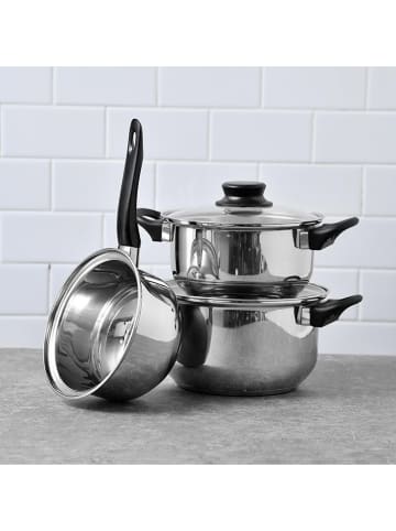 Bergner 5tlg. Edelstahl-Kochgeschirr-Set "Palma"