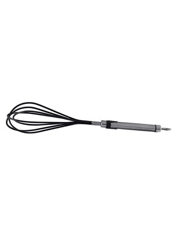 Bergner Schneebesen "Expert" in Silber/ Schwarz - (L)25 cm