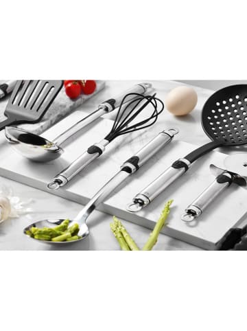 Bergner Spaghettilöffel "Expert" in Schwarz/ Silber - (L)32 cm
