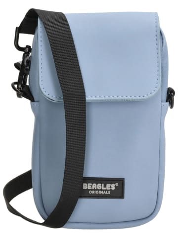 Beagles Handytasche in Hellblau - (B)10 x (H)17 x (T)2 cm