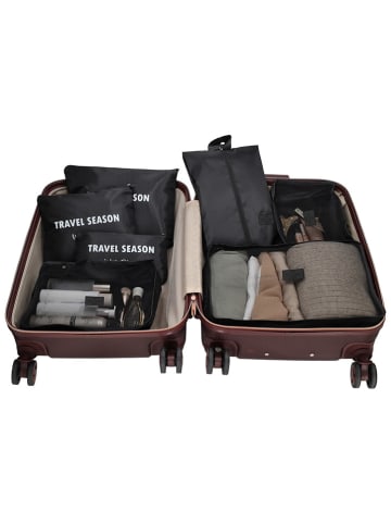 Charm 7-delige set: reisorganizers zwart