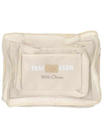 Charm 7er-Set: Reise-Organizer in Beige