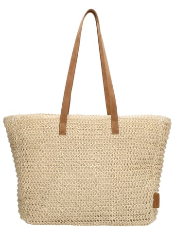 Beagles Strandtasche "Natural Life" in Natur - (B)46 x (H)35 x (T)12 cm