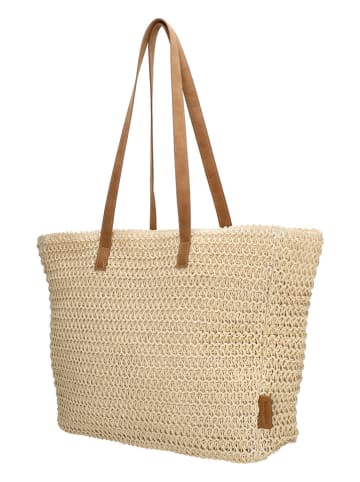 Beagles Strandtasche "Natural Life" in Natur - (B)46 x (H)35 x (T)12 cm