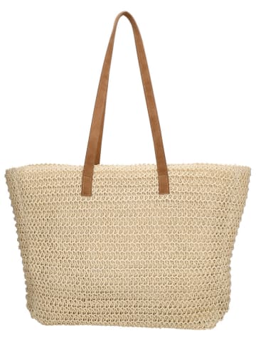 Beagles Strandtasche "Natural Life" in Natur - (B)46 x (H)35 x (T)12 cm