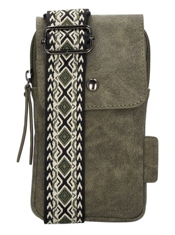 Beagles Handytasche "Malaga" in Khaki - (B)11 x (H)20 x (T)2 cm