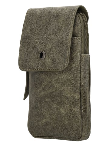 Beagles Handytasche "Malaga" in Khaki - (B)11 x (H)20 x (T)2 cm