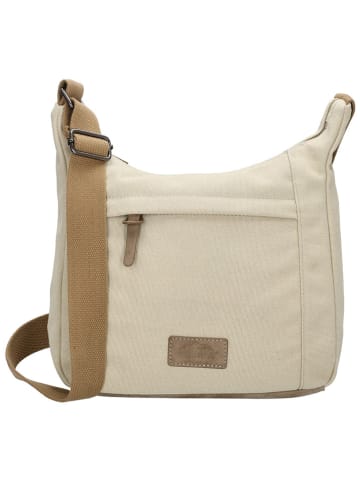 Beagles Schultertasche "Mount Fuji" in Beige - (B)27 x (H)22 x (T)9 cm