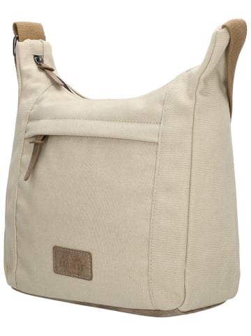Beagles Schultertasche "Mount Fuji" in Beige - (B)27 x (H)22 x (T)9 cm