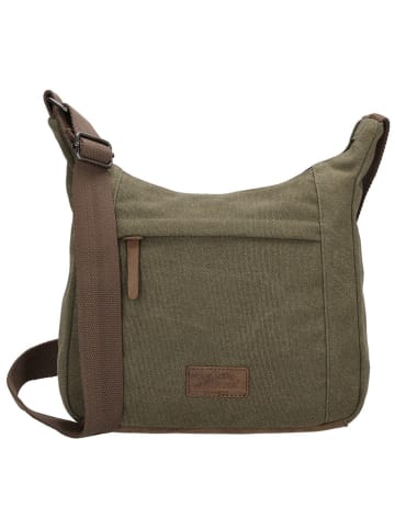 Beagles Torebka "Mount Fuji" w kolorze khaki - 27 x 22 x 9 cm