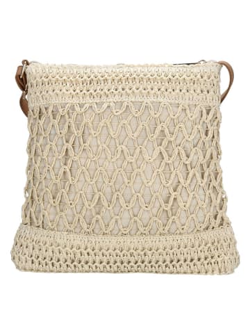 PE FLORENCE Umhängetasche "Natural life" in Beige - (B)24 x (H)25 x (T)4 cm