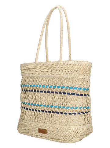 PE FLORENCE Shopper bag w kolorze beżowym - 48 x 37 x 21 cm