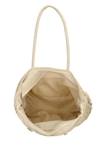 PE FLORENCE Shopper bag w kolorze beżowym - 48 x 37 x 21 cm