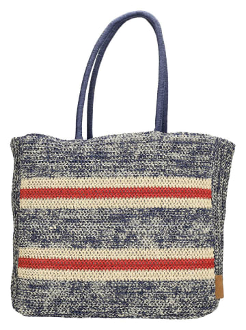 PE FLORENCE Shopper bag w kolorze granatowym - 40 x 36 x 15 cm