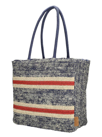 PE FLORENCE Shopper donkerblauw - (B)40 x (H)36 x (D)15 cm