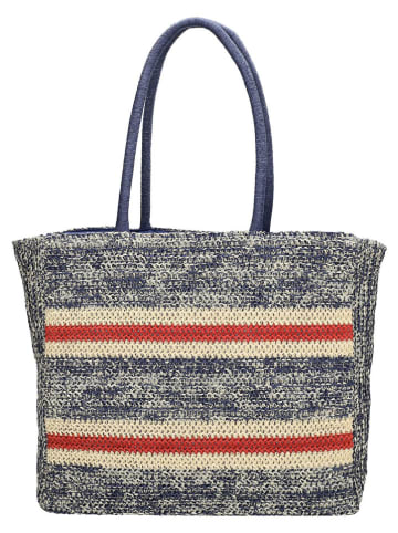 PE FLORENCE Shopper donkerblauw - (B)40 x (H)36 x (D)15 cm