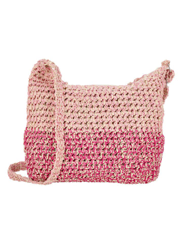 PE FLORENCE Schoudertas "Natural life" lichtroze/roze - (B)28 x (H)32 x (D)9 cm