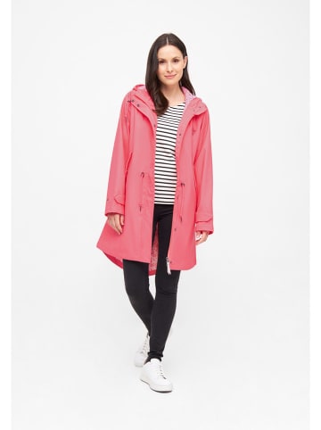 Derbe Regenmantel in Pink