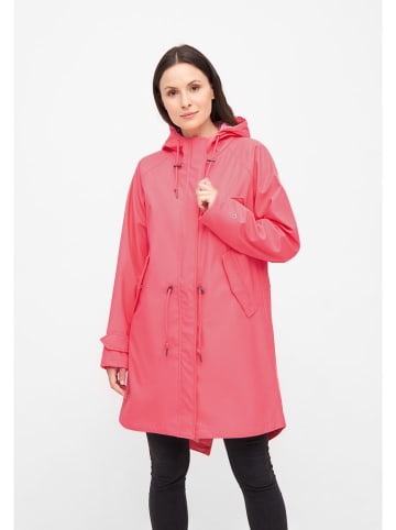 Derbe Regenmantel in Pink