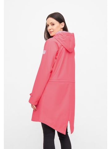 Derbe Regenmantel in Pink