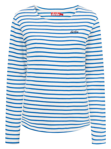 Derbe Koszulka w kolorze biało-niebieskim