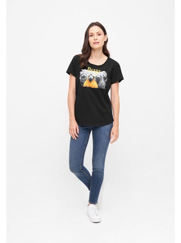 Derbe Shirt in Schwarz