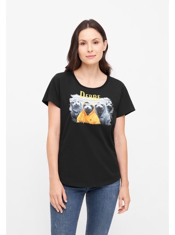 Derbe Shirt in Schwarz