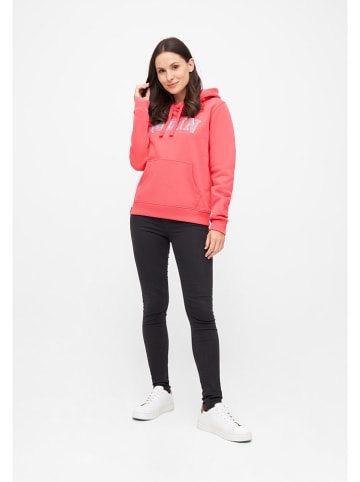Derbe Hoodie in Koralle