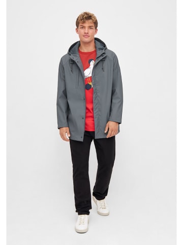 Derbe Regenjacke in Grau