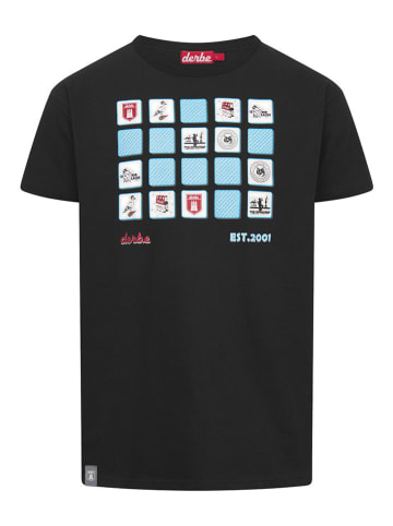 Derbe Shirt in Schwarz