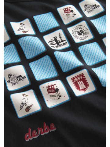 Derbe Shirt in Schwarz