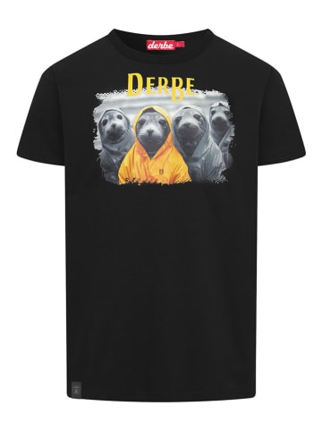 Derbe Shirt in Schwarz