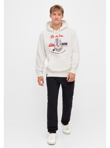 Derbe Hoodie in Weiß