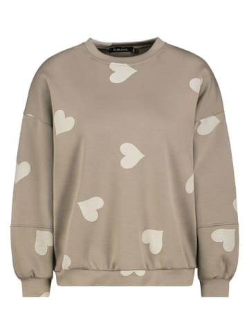 Sublevel Sweatshirt in Braun/ Beige