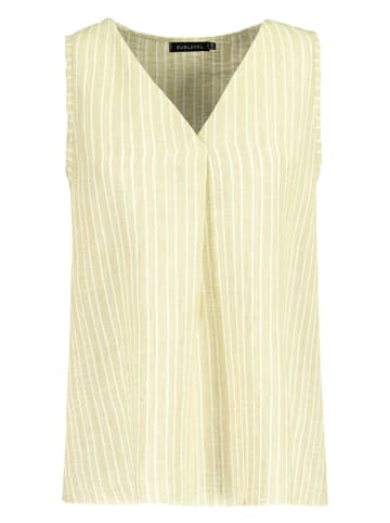 Sublevel Bluse in Gelb/ Weiß