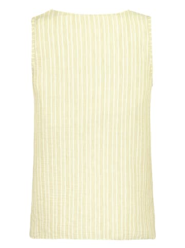 Sublevel Bluse in Gelb/ Weiß
