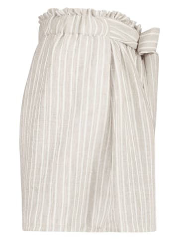 Sublevel Shorts in Beige/ Weiß