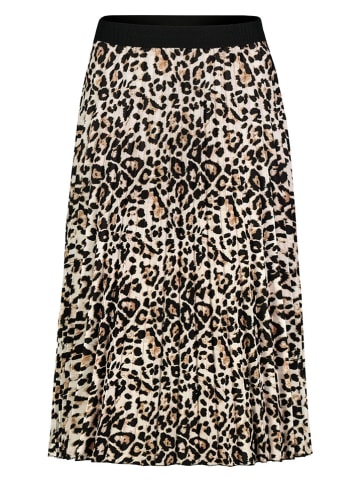 Sublevel Kleid in Creme/ Beige/ Schwarz