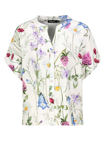 Sublevel Bluse in Weiß/ Bunt
