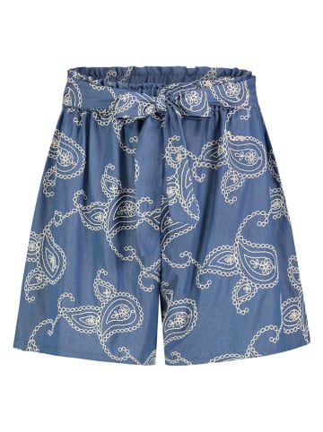 Sublevel Shorts in Blau/ Creme