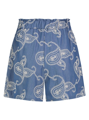 Sublevel Shorts in Blau/ Creme