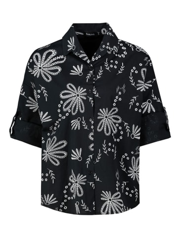 Sublevel Bluse in Schwarz/ Weiß