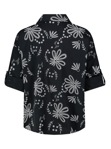 Sublevel Bluse in Schwarz/ Weiß