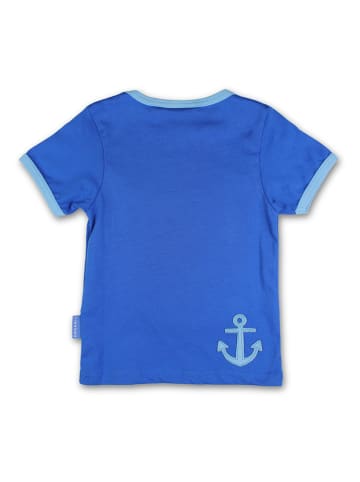 Toby Tiger Shirt "St Ives Boat" in Blau