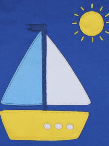 Toby Tiger Shirt "St Ives Boat" in Blau